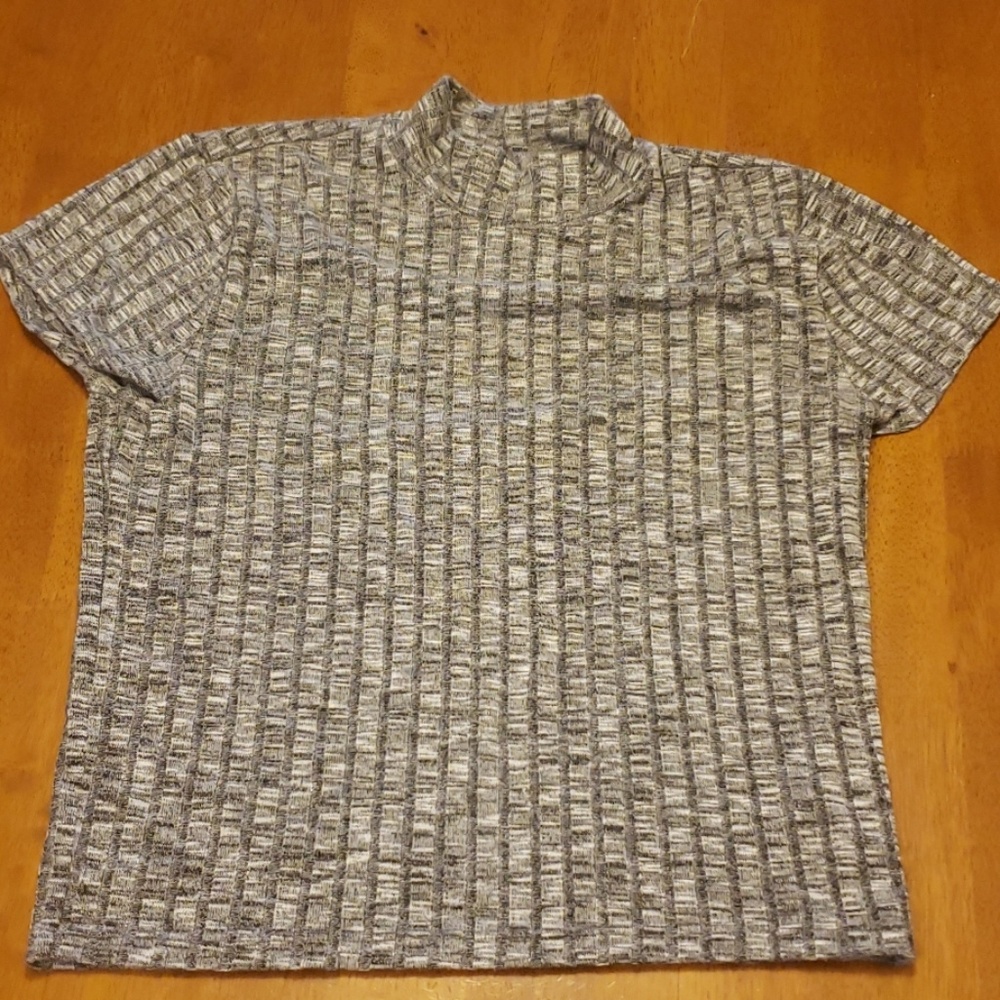 Grey Crop Top